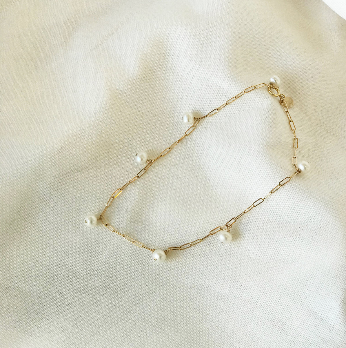 送料無料！【MARIDA】Vista Anklet- Freshwater Pearls Vista Anklet- Freshwater Pearls – MARIDA