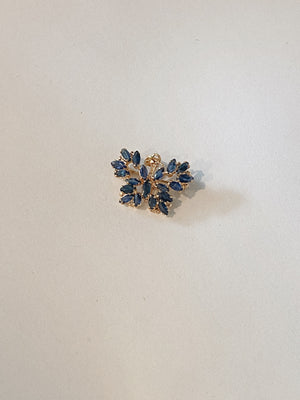 Sapphire Butterfly Pendant/Brooch