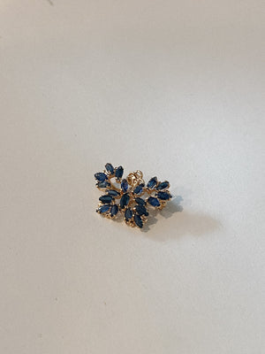 Sapphire Butterfly Pendant/Brooch