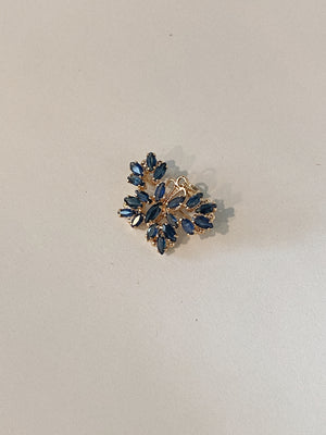 Sapphire Butterfly Pendant/Brooch