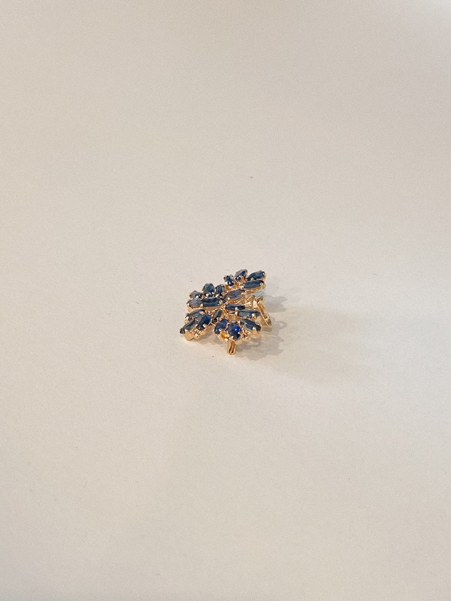 Sapphire Butterfly Pendant/Brooch