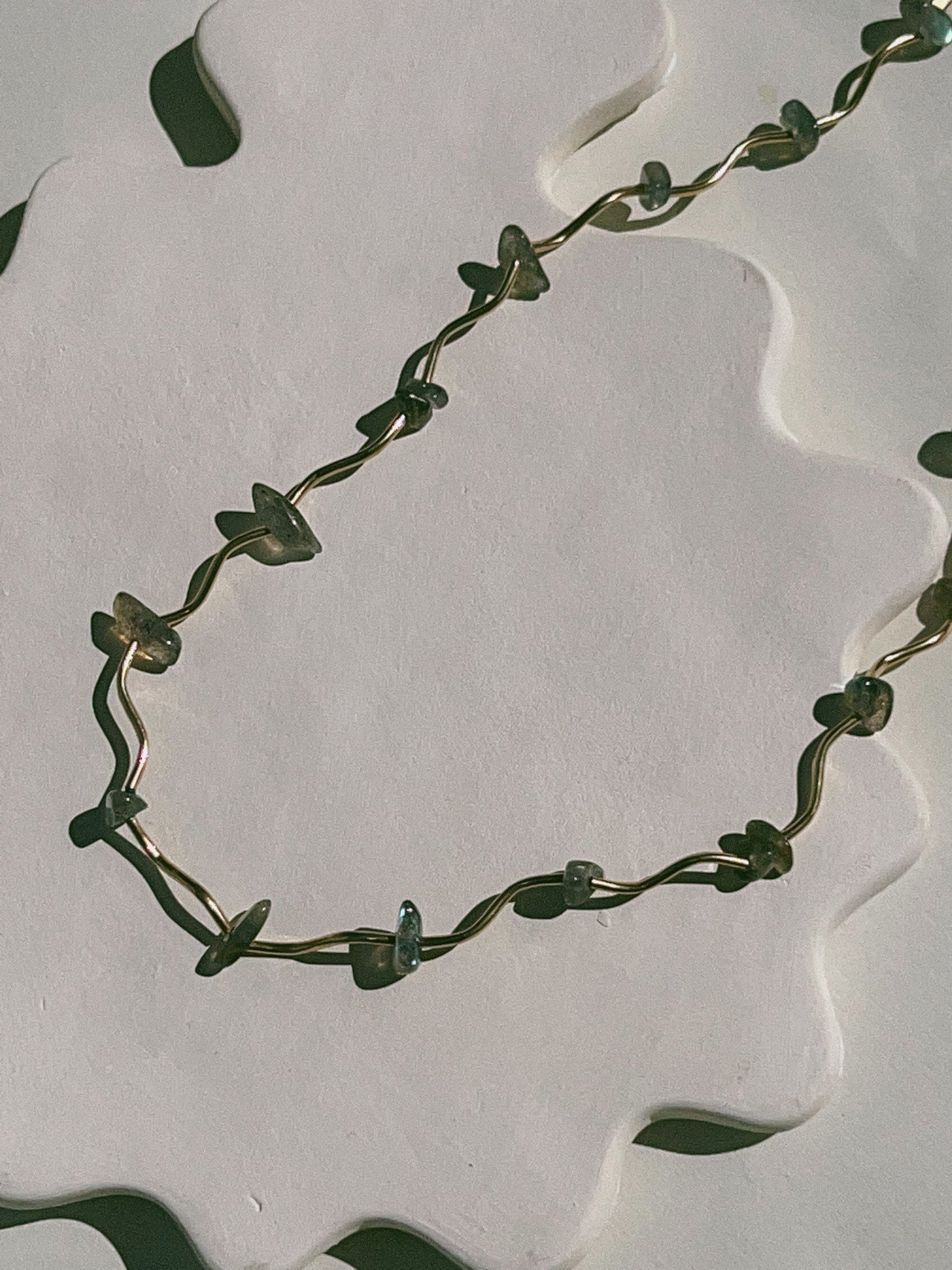 Current Necklace- Labradorite