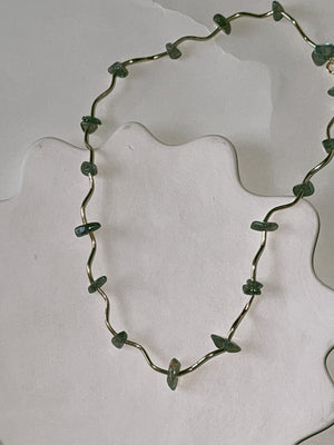 Current Necklace- Labradorite